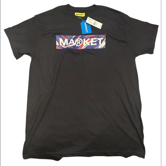 Aran Sweater Market Tops - Market Black Graphic Tee NWT Size Medium